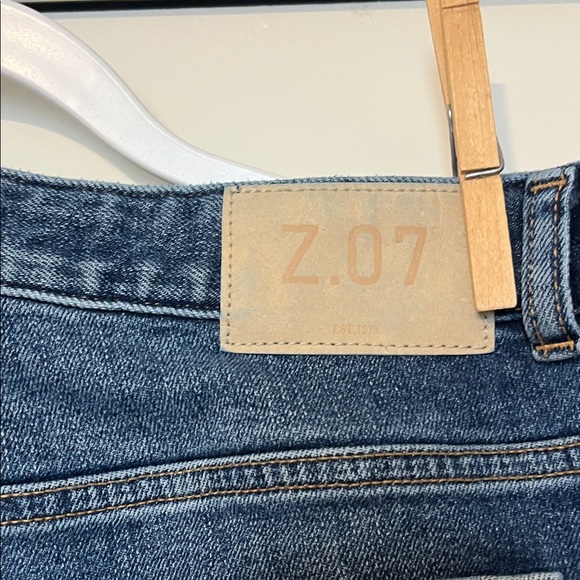 Zara Dark Blue Flare & Wide Leg Jeans - Picture 6 of 8